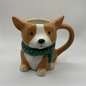 Wondershop Christmas Earthenware Figural Corgi Dog Mug